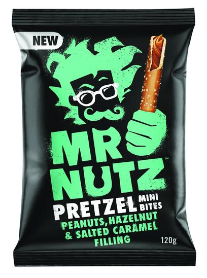 Slane palčke s karamelo, Mr Nutz, 120 g