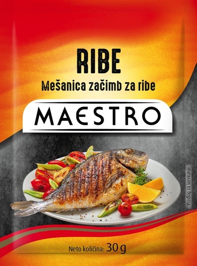 Mešanica začimb za ribe, Maestro, 30 g