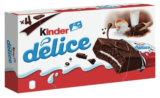 Čokolada delice, Kinder, 4 x 39 g