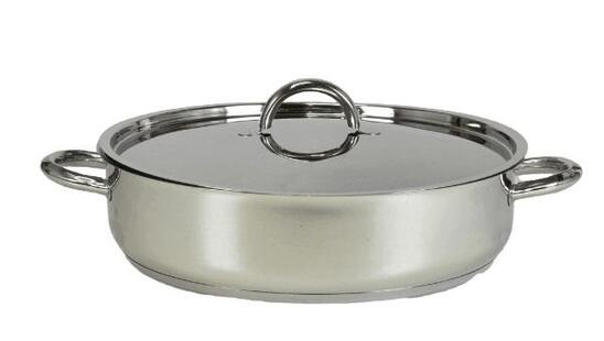 Lonec s pokrovom Inox, Home, 30 x 8 cm, 5 l