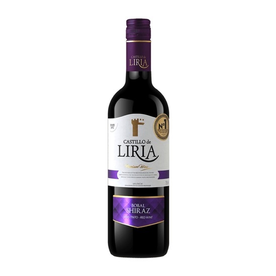 Rdeče vino Bobal Shiraz, Castillo de Liria, 0,75 l