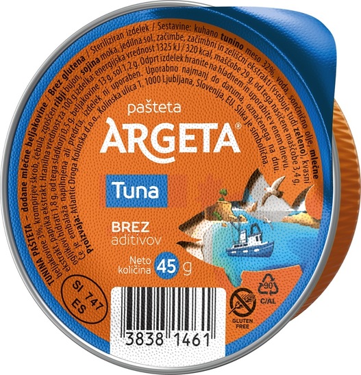 Tunina pašteta, Argeta, 45 g