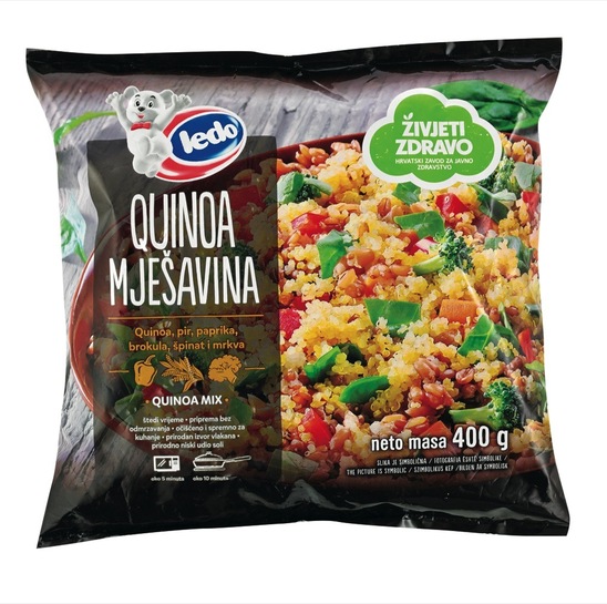 Kvinoja mešanica, Ledo, zamrznjeno, 400 g