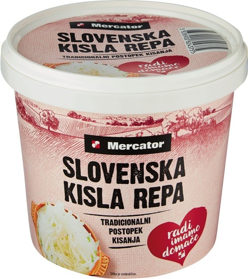 Kisla repa, Mercator, pakirano, 1 kg