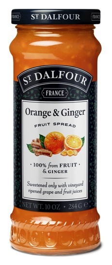 100 % pomarančno ingverjev džem, St. Dalfour, 284 g
