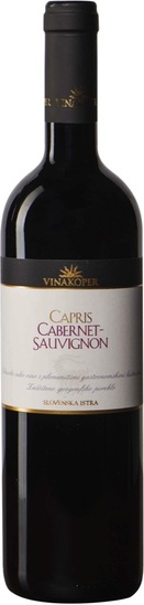 Cabernet sauvignon Capris, vrhunsko rdeče vino, Vinakoper, 0,75 l