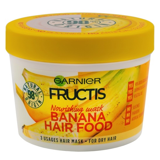 Nega za lase Fructis Hairfood Banana, 390 ml