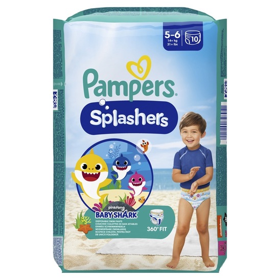 Plavalne plenice Splashers, Pampers, S 5-6, 10/1