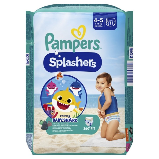 Plavalne plenice Splashers, Pampers 4-5 kg, 11/1