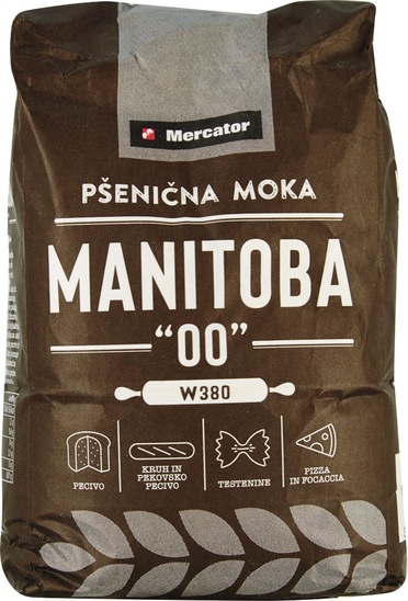 Pšenična moka Manitoba, Mercator, 1 kg