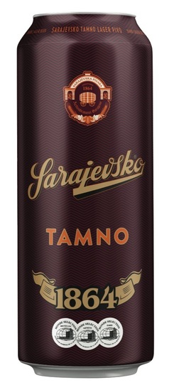 Sarajevsko temno pivo, 4,9 % alkohola, 0,5 l