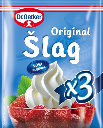 Šlag krema, Dr. Oetker, 3 x 38 g