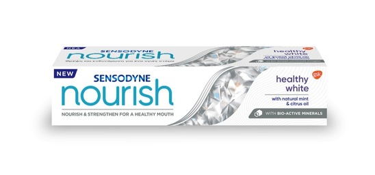 Zobna pasta Nourish Whitening, Sensodyne, 75 ml