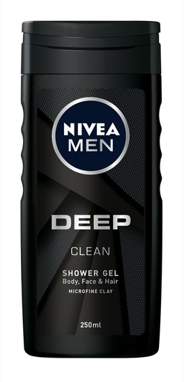 Gel za prhanje Men Deep, Nivea, 250 ml