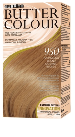 Barva za lase Butter Color, 950 karamelno blond, Subrina