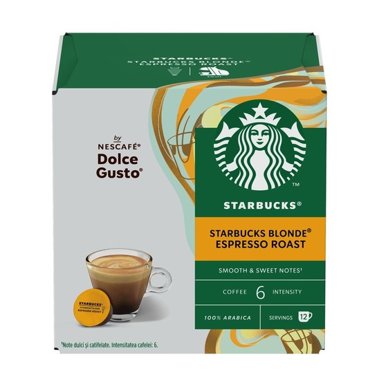 Kava, blonde Espresso Roast, kapsule, Starbucks,66 g