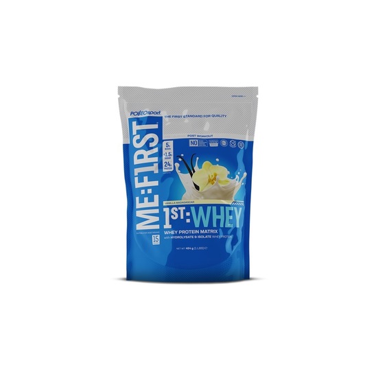 Whey Proteini Me:First, vanilija, Polleo Sport, 454 g