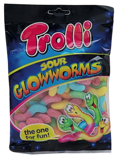 Bonboni Kisli črvi, Trolli, 200 g