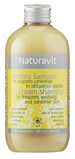 Kremni šampon, za pogosto umivanje, Naturavit, 250 ml