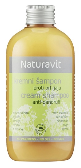 Kremni šampon, proti prhljaju, Naturavit, 250 ml