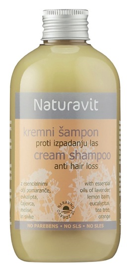 Kremni šampon, proti izpadanju las, Naturavit, 250 ml