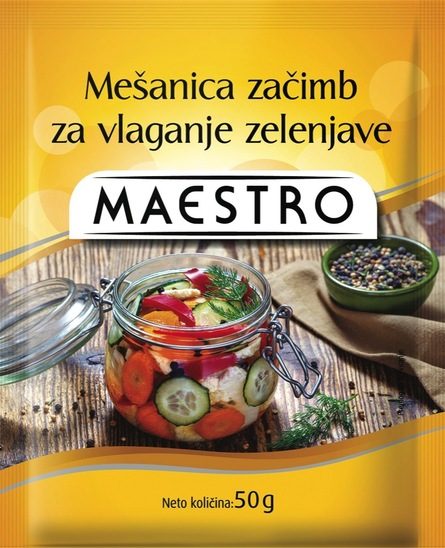 Mešanica začimb za vlaganje zelenjave, Maestro, 50 g