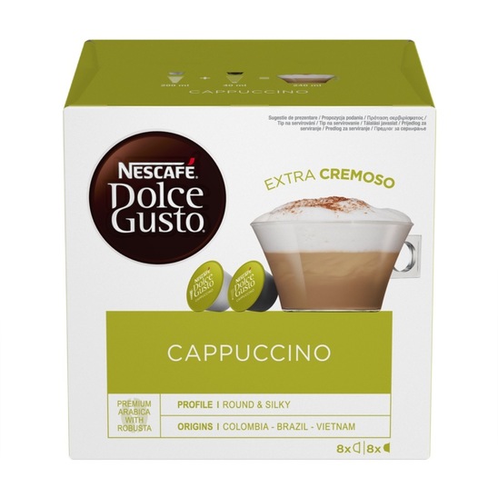 Kava Cappuccino, Nescafe Dolce Gusto, 186,4 g