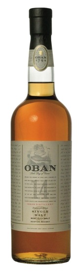Škotski Whiskey, Oban single malt 14 let, 43 % alkohola, 0,7 l