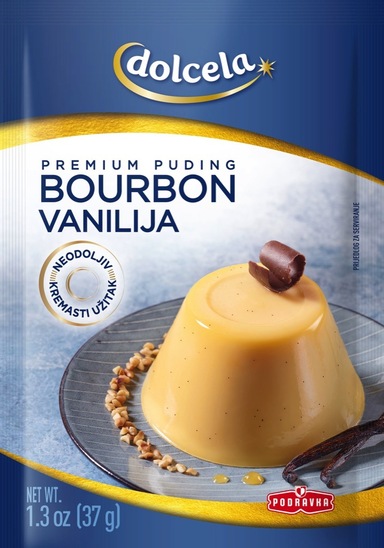 Puding bourbon vanilija Premium, Dolcela, 37 g
