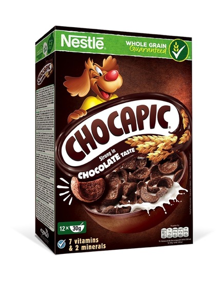 Žitarice Chocapic, hrustljave pšenične školjke s kakavom, Nestle, 375 g
