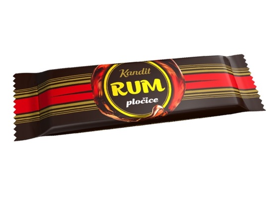 Rum ploščica, Kandit, 45 g