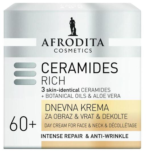 Dnevna krema za obraz Ceramides Rich, Afrodita, 50 ml