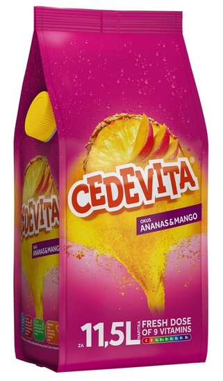 Instant napitek, ananas in mango, Cedevita, 900 g