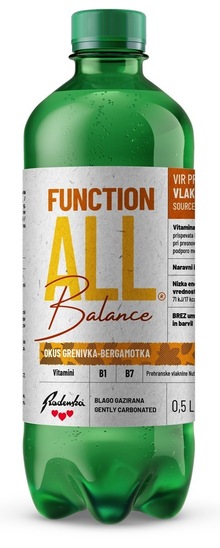 Gazirana voda, Function All Balance, Radenska, 0,5 l