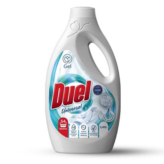 Tekoči detergent za perilo, Universal, Duel, 54 pranj, 2,45 l