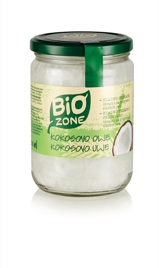 Bio kokosovo olje, Bio Zone, 500 ml