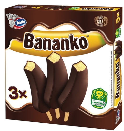 Sladoled Bananko, Ledo, 3 x 85 ml