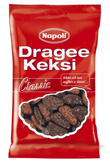 Dragee keksi, obliti s čokolado, Napoli, 85g