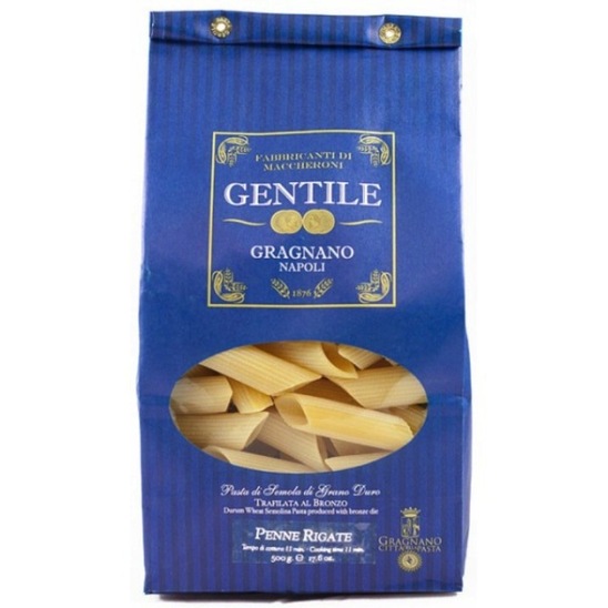 Testenine, Penne Rigate, Gentile, ZGO, 500 g