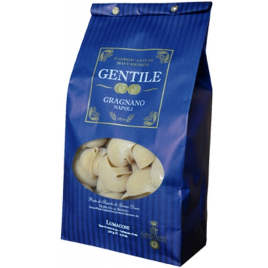 Testenine, Lumaconi, Pasta di Gragnano, Gentile, ZGO, 500 g