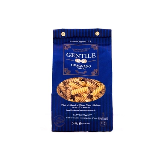 Testenine, Tortiglioni, Pasta di Gragnano, Gentile, ZGO, 500 g