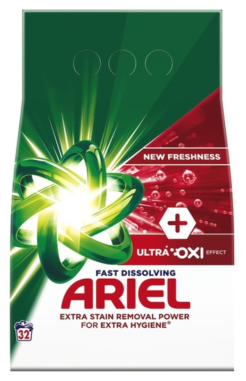 Detergent za pranje perila, Ariel Oxi, 32 pranj, 1,76 kg