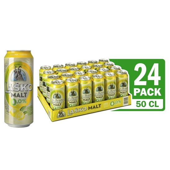 Brezalkoholno pivo, Laško Malt limona, 0,5 l