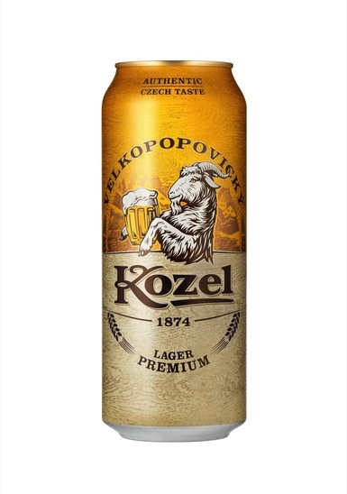 Svetlo pivo Kozel, Lager premium, 4,6 % alkohola, 0,5 l