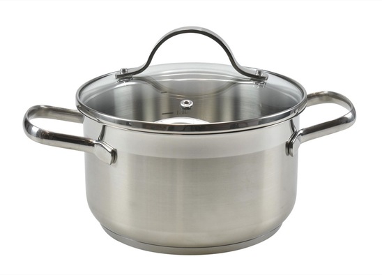 Lonec s pokrovom Inox, Home, 18 x 10 cm, 2,3 l