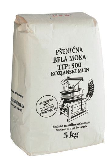 Pšenična moka T 500, Kozjanski Mlin, 5 kg