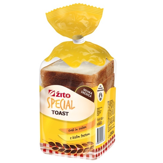 Toast Special, Žito, 250 g