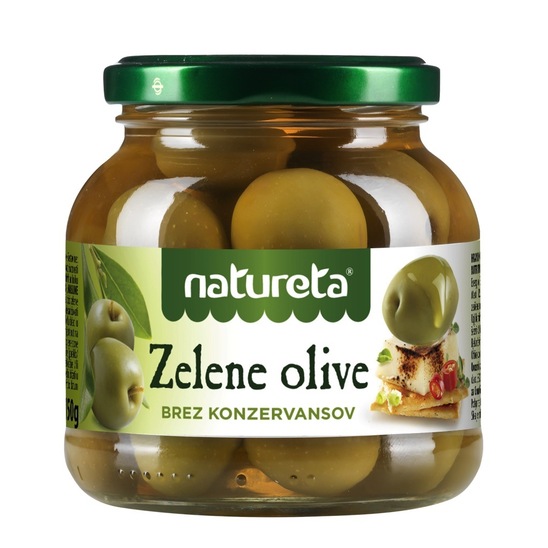 Zelene olive, Natureta, 290 g
