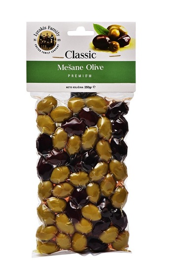 Mešane olive v olivnem olju, Lyrakis, 250 g
