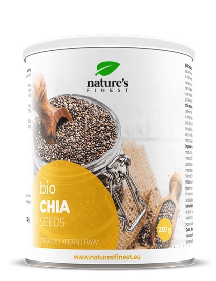 Črna chia semena, Nutrisslim, 250 g